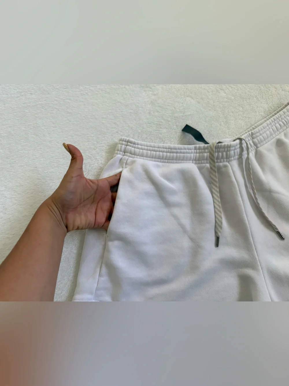Vuori Women's White Athletic Shorts
